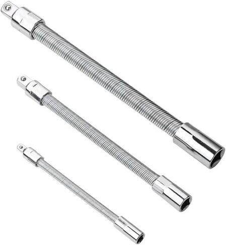 Fafeicy Flexible Socket Extension Cables, Steel Durable Drill Set for Tight Spaces, Suitable for Various Cracks and Corners in Kuwait