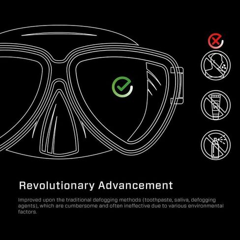 #270Pro - فيلم نقي مضاد للضباب لأقنعة الغوص APEKS | للغوص، والغطس، والغوص الحر in Kuwait