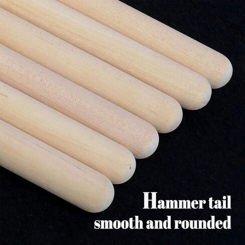 Drum Sticks Kids,5A Drumsticks for Drums,Oval Wood Tip Non-slip(1 Pair) in Kuwait