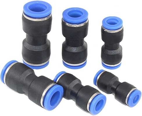 Pneumatic Accessories Pneumatic Quick Connector PU Connector Air Hose Connector Air Quick Coupler 5Pcs(PU12) in Saudi Arabia