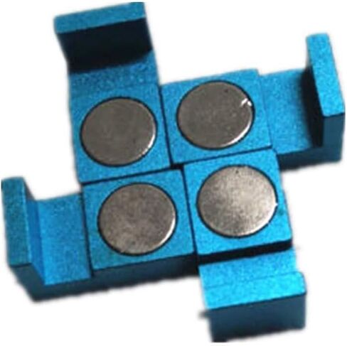 CWZ (Blue) Magnetic Parallel Keepers Holders. Dual Magnets! Vise,CNC, Kurt - 4set in Kuwait