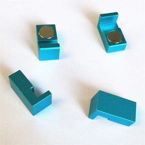 CWZ (Blue) Magnetic Parallel Keepers Holders. Dual Magnets! Vise,CNC, Kurt - 4set in Kuwait