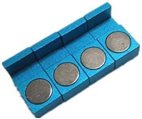 CWZ (Blue) Magnetic Parallel Keepers Holders. Dual Magnets! Vise,CNC, Kurt - 4set in Kuwait
