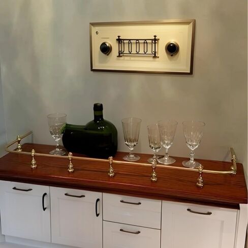 قضبان معرض للأرفف 3 قطع بقطر 1/5 بوصة وطول 39.3 بوصة أجهزة قضبان حديدية لخزانة العرض الزجاجية واستبدال عمود دوران الرف in Kuwait