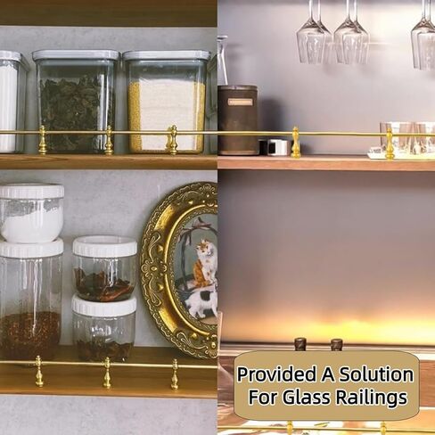 قضبان معرض للأرفف 3 قطع بقطر 1/5 بوصة وطول 39.3 بوصة أجهزة قضبان حديدية لخزانة العرض الزجاجية واستبدال عمود دوران الرف in Kuwait