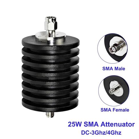 مخفف SMA-JK بقدرة 25 وات DC-3 جيجا هرتز/4 جيجا هرتز 1/2/3/5/6/10/15/20/30/40/50 ديسيبل SMA ذكر التوصيل إلى مقبس أنثى 50ohm RF موصل محوري (50 ديسيبل، 3 جيجا هرتز) in Kuwait