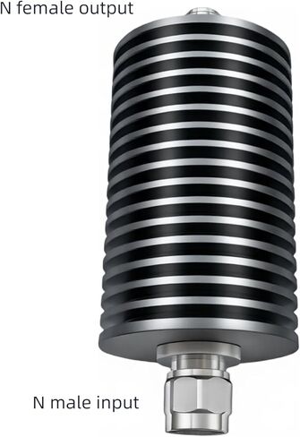 100W Coax Attenuator 6dB, DC to 3G 100 Watt 50 ohm rf Attenuator with N Male to Female Connector for Ham Radio,uhf Antenna (100W-N-3G-6dB) in Saudi Arabia