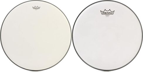 Remo Ambassador Coated Bass Drumhead - 22 inch + Remo Emperor Coated Drumhead - 12 inch Value Bundle in Saudi Arabia