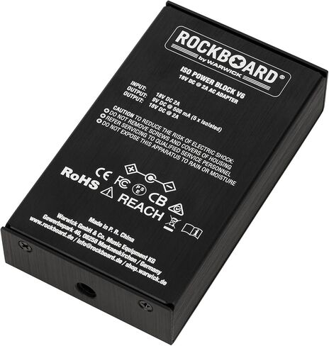 RockBoard ISO Power Block V6 - Isolated Multi Power Supply (5x 9v = 1x 18v, Linkable) in Saudi Arabia