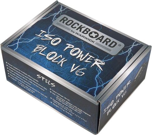 RockBoard ISO Power Block V6 - Isolated Multi Power Supply (5x 9v = 1x 18v, Linkable) in Saudi Arabia