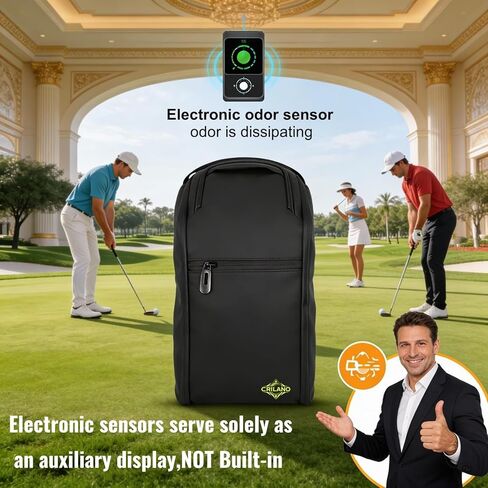 حقيبة أحذية جولف، حقيبة أحذية مقاومة للرائحة للرجال، أحذية رياضية لكرة القدم والجولف وصالة الألعاب الرياضية ومسامير التنس والبيسبول وماصة للرائحة ومقاومة للماء وسهلة التنظيف ومضادة للرائحة (X1) in Kuwait