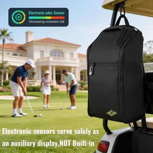 حقيبة أحذية جولف، حقيبة أحذية مقاومة للرائحة للرجال، أحذية رياضية لكرة القدم والجولف وصالة الألعاب الرياضية ومسامير التنس والبيسبول وماصة للرائحة ومقاومة للماء وسهلة التنظيف ومضادة للرائحة (X1) in Kuwait
