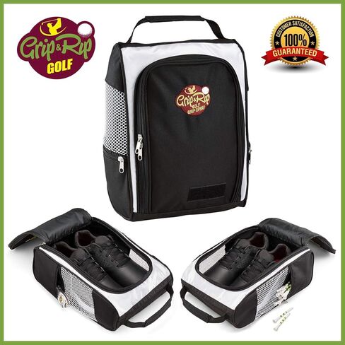 Grip & Rip Golf Shoe Bag – Durable Shoe Bag for Easy Storage - Convenient Cleat Bag for Golf Shoes in Kuwait