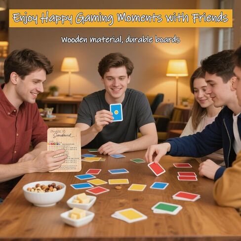 لوحة نتائج خشبية للمرحلة 10 مع حقيبة محمولة - لعبة بطاقات المرحلة 10 مع 8 ألوان أوتاد، لوحة تتبع نقاط السفر قابلة لإعادة الاستخدام لليلة الألعاب العائلية أو التخييم أو الحفلات - ملحق ليلة اللعبة للبالغين in Kuwait