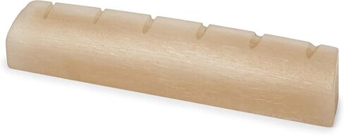 StewMac Slotted Unbleached Bone Nut, For Martin Acoustic Guitars, 1-11/16" Neck Width, Flat Bottom (6025-VS) in Saudi Arabia