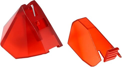 بديل قلم أحمر 2M لـ Ortofon، قلم قرص دوار ماسي بيضاوي الشكل مع غطاء حماية، متوافق مع خراطيش Ortofon 2M / 2M PnP / 2M PnP MkII in Kuwait