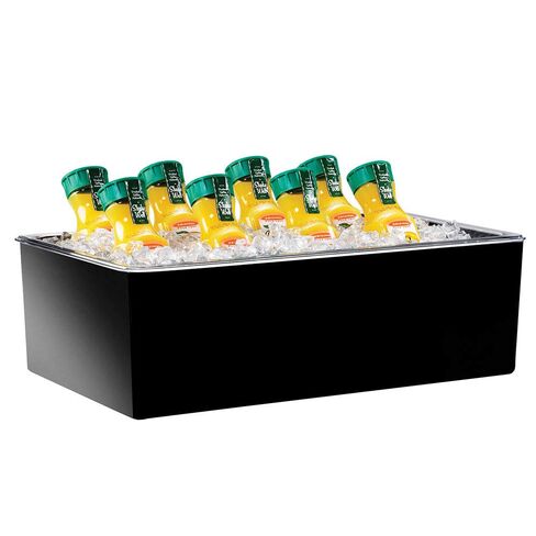 Cal-Mil 475-10-13 Melamine Housings, 10" Width x 12" Diameter x 7" Height, Black in Kuwait