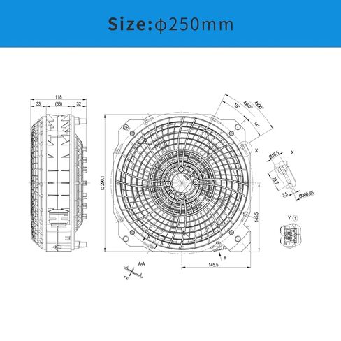 K2E250-AH38-16 Rittal, Ebm Papst Fan, Axial Cooling Fan, K2E250-AH38-16 115Vac 100/145W Fan, SK3244.110 in Saudi Arabia