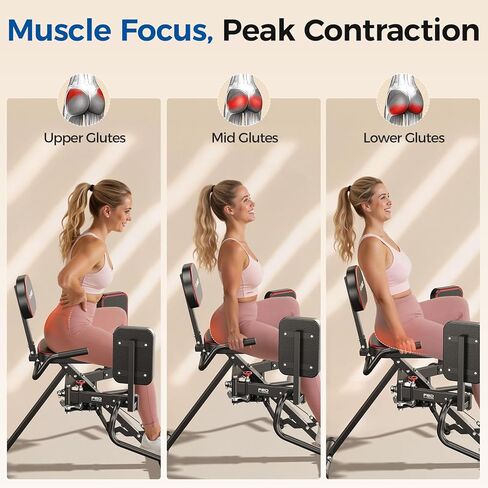 FLYBIRD 2-in-1 Hip Abductor & Adductor Machine, Lower Body Glute & Inner Thigh Workout Equipment for Home Gym, 6 Adjustable Resistance Bands and Dual Foot Bar in Kuwait