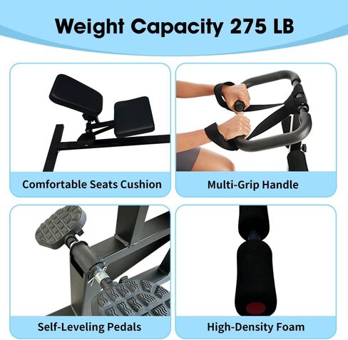 Stretch Machine, Home Gym Full Body Stretching Equipment for Lumbar Stretching, Lower Back Pain, Leg Stretch, Rehab, Flexibility and Improved Posture Correction-Straps Included in Saudi Arabia