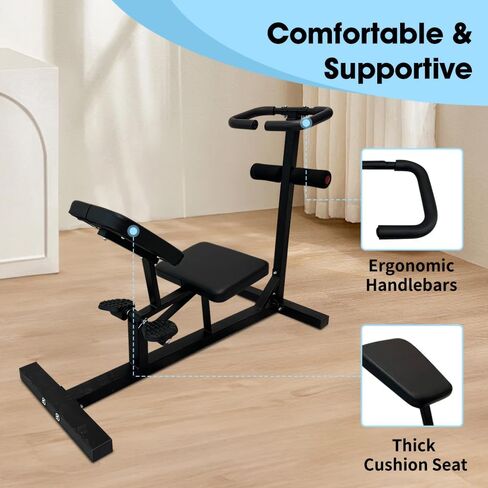 Stretch Machine, Home Gym Full Body Stretching Equipment for Lumbar Stretching, Lower Back Pain, Leg Stretch, Rehab, Flexibility and Improved Posture Correction-Straps Included in Saudi Arabia