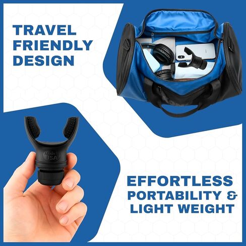 Compact Breathing Exercise Device for Lungs Made in USA Respiratory Lung Exerciser Device with Adjustable Valve - Diaphragm & Core Trainer Device for Athletes o2 Portable Breathing Trainer in Saudi Arabia