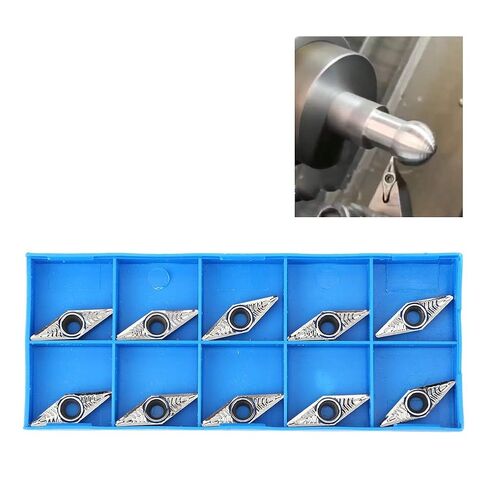 10Pcs Carbide Blade VCGT160408-AK H01 VCGT332-AK Inserts for Lathe Turning Boring Tool in Saudi Arabia