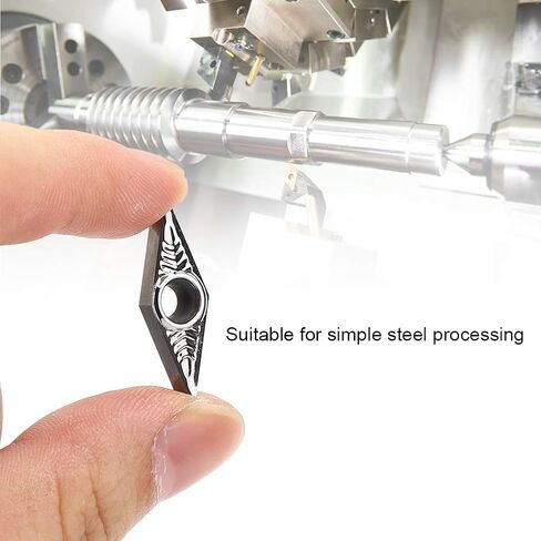 10Pcs Carbide Blade VCGT160408-AK H01 VCGT332-AK Inserts for Lathe Turning Boring Tool in Saudi Arabia