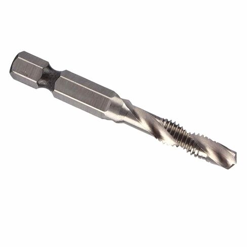 Fafeicy مزيج الحفر والحنفية M6 عرافة عرقوب عالية السرعة الصلب 2 قطعة مجموعة لآلة الحفر والتنصت لينة معدن الألومنيوم in Kuwait