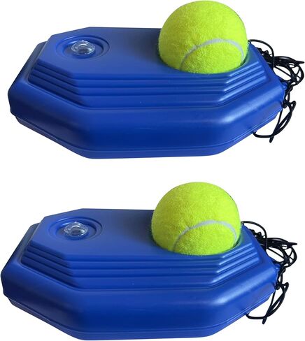 عبوتان من كرة التنس الاحترافية سولو إمباكت ريباوندر المستديرة المستطيلة مع حبل أوتار مرنة للتدريب للمبتدئين في التدريب الذاتي in Kuwait