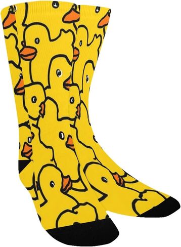 Yellow Rubber Ducks Hiking Socks - Toddler Boys & Girls Warm Thick Thermal Winter Crew Socks for School, Daily Wear & Outdoor Activities in Saudi Arabia
