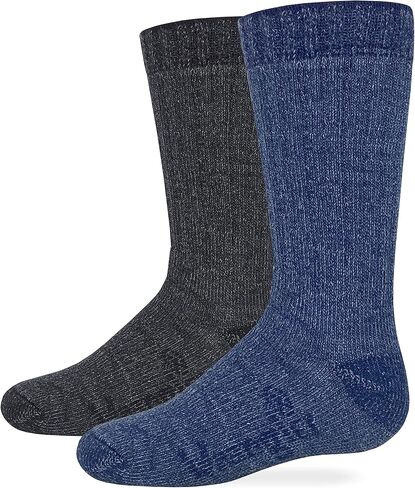 Wrangler Youth Boys Ultra Dri Merino Wool Heavyweight Boot Socks 2 Pair Pack in Saudi Arabia