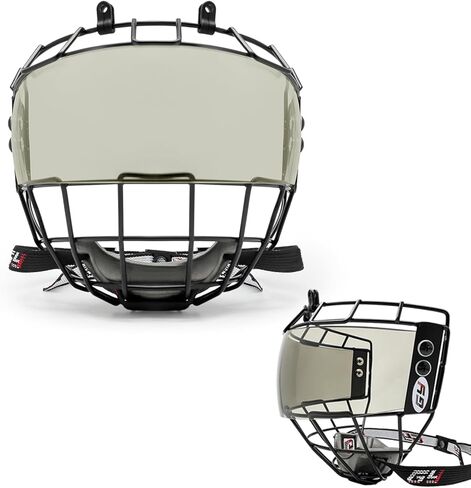 GY Hockey Helmet Cage & Face Shield Protector Combo Ice Hockey Full Face Shield Junior (JR-PC530-Smoke) in Kuwait