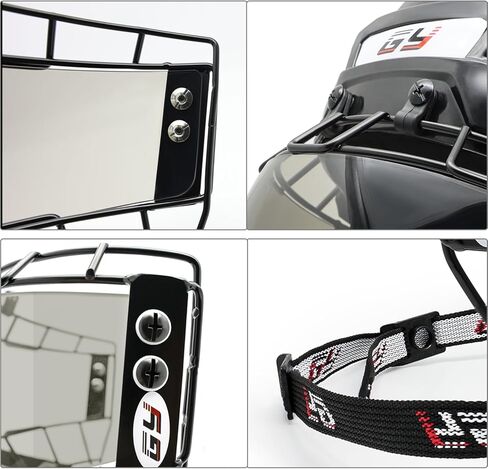 GY Hockey Helmet Cage & Face Shield Protector Combo Ice Hockey Full Face Shield Junior (JR-PC530-Smoke) in Kuwait