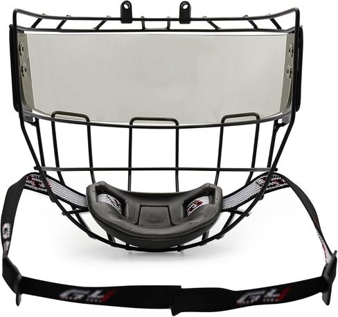 GY Hockey Helmet Cage & Face Shield Protector Combo Ice Hockey Full Face Shield Junior (JR-PC530-Smoke) in Kuwait