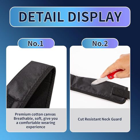 حارس الرقبة للهوكي الشتوي للشباب، معدات حماية الرقبة المقاومة للقطع للرجال والنساء، معدات حماية هوكي الجليد، تمنع بشكل فعال التمزق والقطع (قطعة واحدة للصغار) in Kuwait