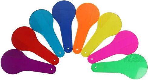 6 قطع من مجاذيف الألوان لتعليم العلوم، لوحات تصفية بصرية شفافة لرسم الألوان والرسم والإدراك in Kuwait