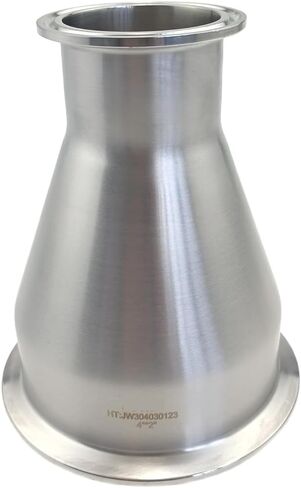 Fitting Reducer Fitting SUS304 Tri Clamp Ferrule Style 4" Tube OD to 2" Tube OD in Kuwait