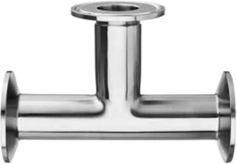 1 Inch Clamp Tee 3 Way Stainless Steel 304 Fitting Fits 1" Tri-clamp 25.4mm Pipe OD in Kuwait
