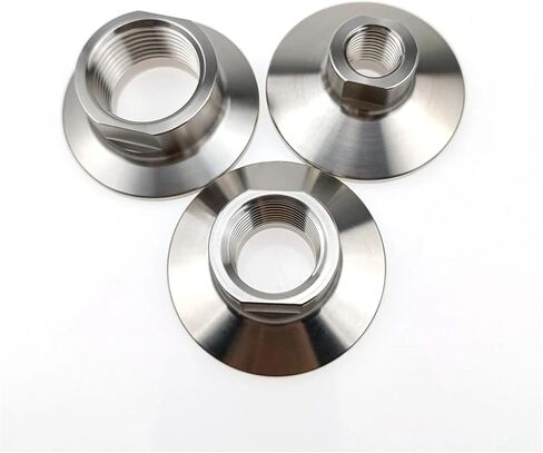 NPT X 1.5 Tri Clamp Adapter SS304 1/2 1/4 3/4 Inch OD Threaded Ring Can Be Screwed with a Key for Plumbing And Piping(3/4") in Kuwait