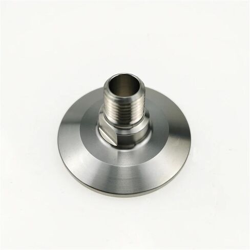 1/2" 1/4" 3/4" Sloted NPT Male Adatper Stainless Steel SS304 Tri Clamp 1.5" OD 50.5mm(1/4") in Kuwait