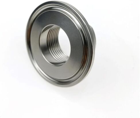 NPT X 1.5 Tri Clamp Adapter SS304 1/2 1/4 3/4 Inch OD Threaded Ring Can Be Screwed with a Key for Plumbing And Piping(1") in Kuwait