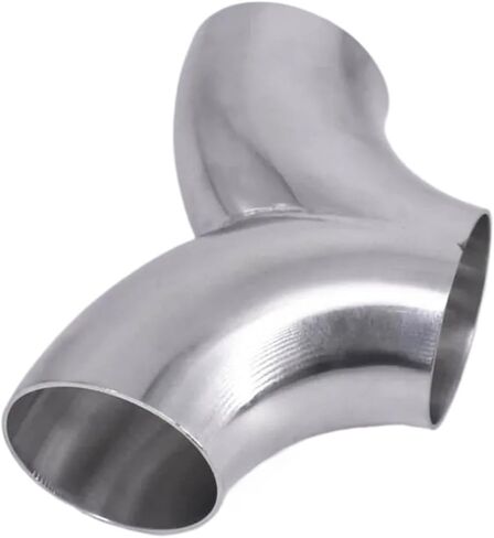 Size 19-104mm Pipe OD Butt Weld Y-Shaped 3 Way Elbow SUS 304 Stainless Pipe Fitting Splitter(45mm OD) in Saudi Arabia
