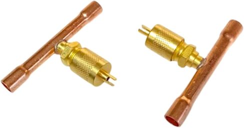 SF8414 تي شيرت نحاسي 1/4 بوصة أنبوب 1/4 بوصة ذكر مضيئة على الفرع in Kuwait