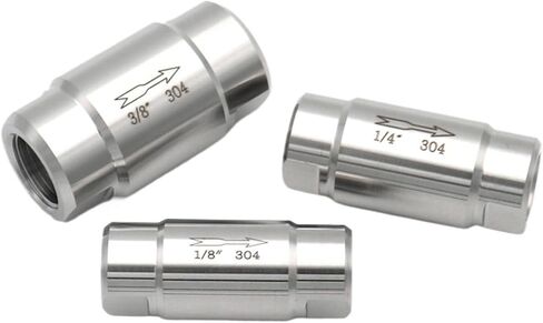 1/8 "1/4" 3/8 "1/2" 3/4 "صمام فحص درجة الحرارة العالية والضغط (1/4") in Kuwait