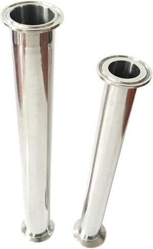 2" OD 51MM Length 610mm Spool Tube Stainless Steel SS304 Flange OD 64mm Fit 2" Clamp Clover in Kuwait