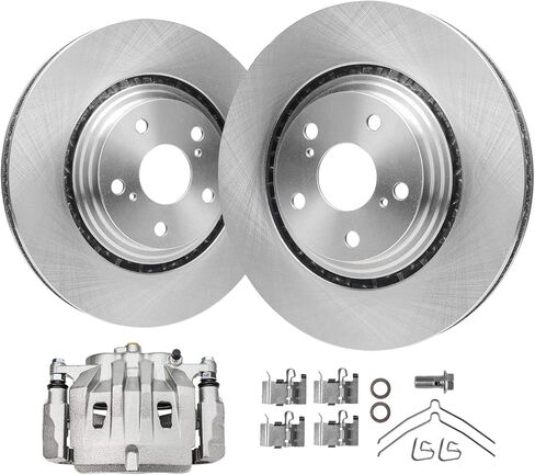 Detroit Axle - Front Brake Kit for Chrysler Town & Country Voyager Pacifica Dodge Journey Grand Caravan Ram C/V Routan Replacement Brakes Rotors Ceramic Brake Pads: 12.99" inch Rotor in Saudi Arabia