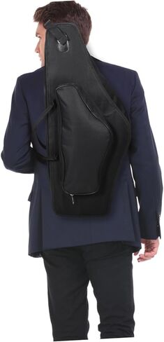 BESPORTBLE Portable Alto Saxophone Bag with Adjustable Shoulder Strap Thickened Shockproof Storage Case for Saxophone Safe Cloth Material for Concerts and Music Studios in Kuwait