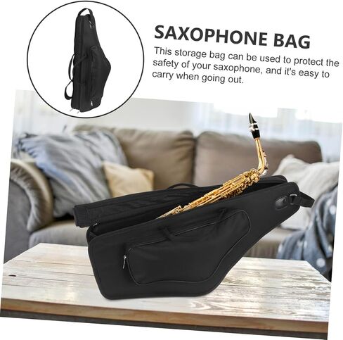 Portable Alto Saxophone Case Thickened Shockproof Design Shoulder Straps and Convenient Carrying Handle Sax Storage Bag for School Concerts and Travel in Saudi Arabia