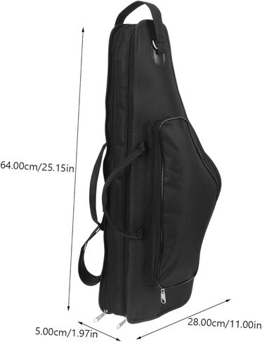 Portable Alto Saxophone Case Thickened Shockproof Design Shoulder Straps and Convenient Carrying Handle Sax Storage Bag for School Concerts and Travel in Saudi Arabia